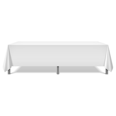 MONARCH Tablecloths 52 x 114 White , 6PK TL-52X114-WHITE